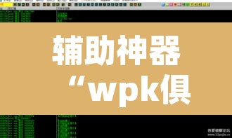 辅助神器“wpk俱乐部透视辅助挂	”(透视挂)辅助透视教程