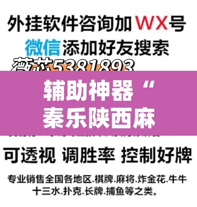 辅助神器“秦乐陕西麻将开挂神器”(透视挂)辅助透视教程