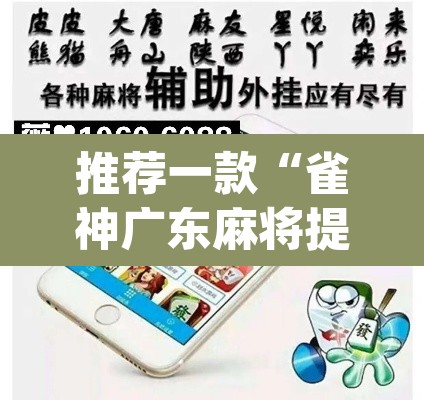 推荐一款“雀神广东麻将提高胜率技巧	”(透视挂)辅助透视教程