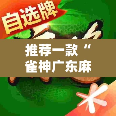 推荐一款“雀神广东麻将提高胜率技巧”(透视挂)辅助透视教程