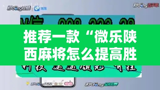 推荐一款“微乐陕西麻将怎么提高胜率”(透视挂)辅助透视教程