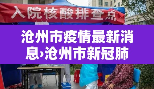 沧州市疫情最新消息›沧州市新冠肺炎疫情