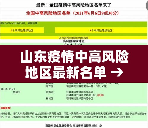 山东疫情中高风险地区最新名单 → 山东疫情中高风险地区最新名单公布 山东疫情中高风险地区最新名单 → 山东疫情中高风险地区最新名单公布