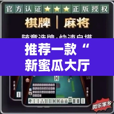 推荐一款“新蜜瓜大厅怎么开挂”(透视挂)辅助透视教程