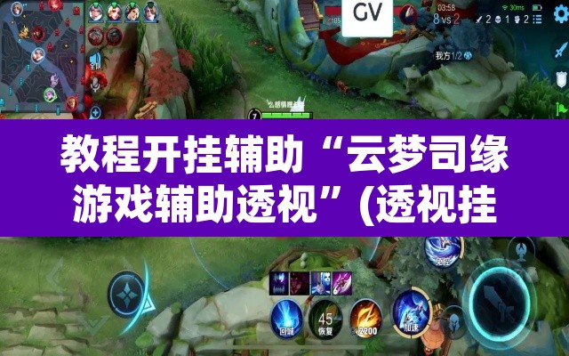 教程开挂辅助“云梦司缘游戏辅助透视”(透视挂)辅助透视教程