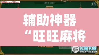 辅助神器“旺旺麻将开挂神器下载”(透视挂)辅助透视教程