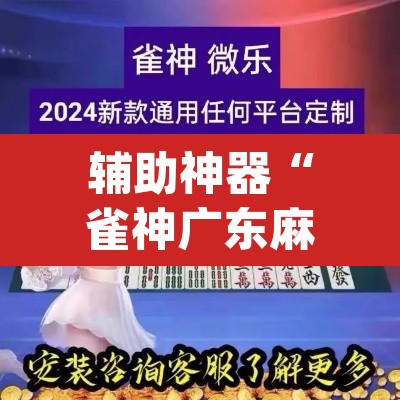辅助神器“雀神广东麻将技巧规律	”(透视挂)辅助透视教程