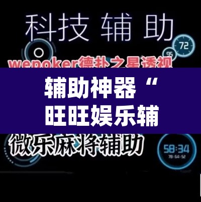 辅助神器“旺旺娱乐辅助器”(透视挂)辅助透视教程