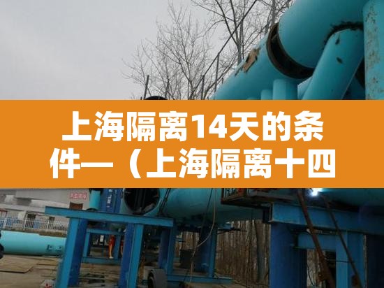 上海隔离14天的条件—(上海隔离十四天需要多少钱) 上海隔离14天的条件—(上海隔离十四天需要多少钱)