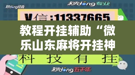 教程开挂辅助“微乐山东麻将开挂神器”(透视挂)辅助透视教程