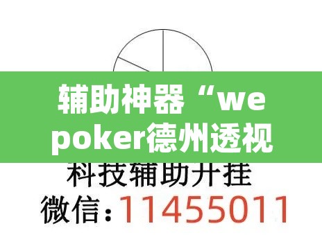 辅助神器“wepoker德州透视辅助软件”(透视挂)辅助透视教程