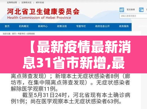 【最新疫情最新消息31省市新增,最新疫情最新消息全国分布图】 【最新疫情最新消息31省市新增,最新疫情最新消息全国分布图】
