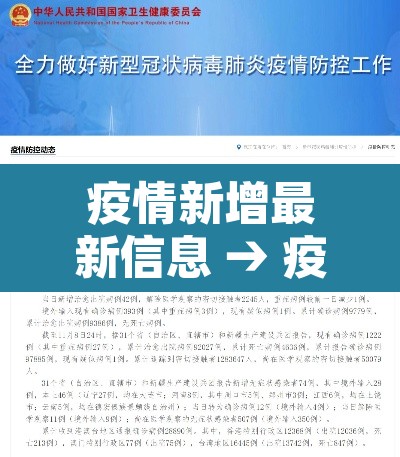 疫情新增最新信息 → 疫情最新消息新增轨迹