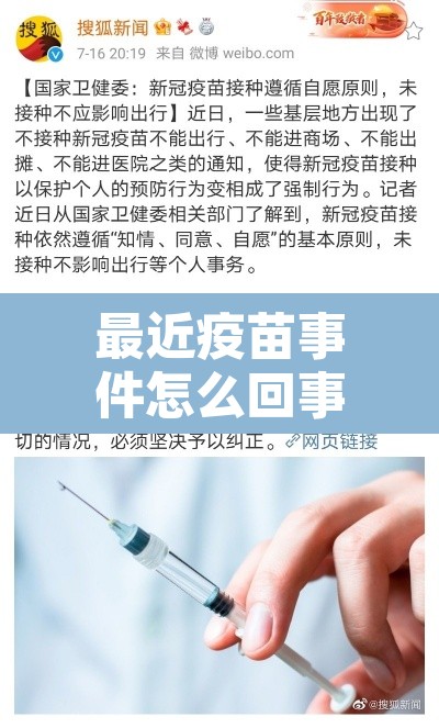 最近疫苗事件怎么回事 → 近期疫苗是不是有问题 最近疫苗事件怎么回事 → 近期疫苗是不是有问题