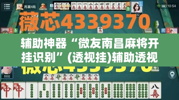 辅助神器“微友南昌麻将开挂识别”(透视挂)辅助透视教程