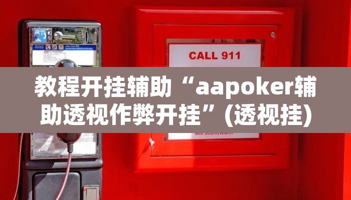 教程开挂辅助“aapoker辅助透视作弊开挂”(透视挂)辅助透视教程