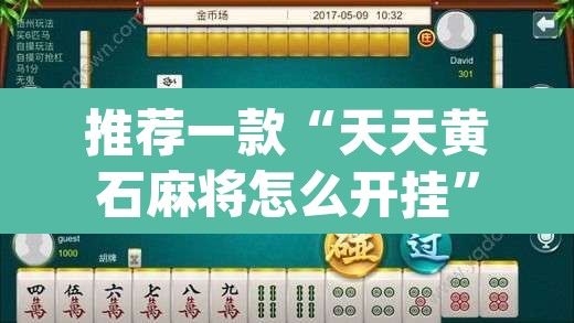 推荐一款“天天黄石麻将怎么开挂	”(透视挂)辅助透视教程