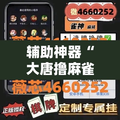 辅助神器“大唐撸麻雀到底可以开挂吗”(透视挂)辅助透视教程