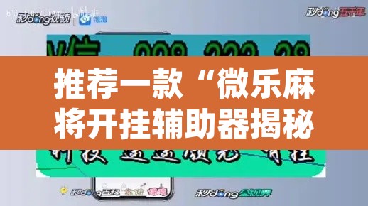推荐一款“微乐麻将开挂辅助器揭秘”(透视挂)辅助透视教程