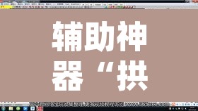 辅助神器“拱趴游戏辕助软件”(透视挂)辅助透视教程