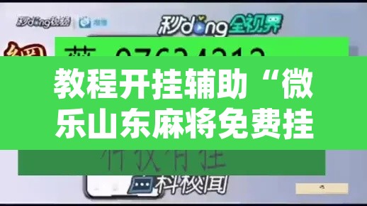 教程开挂辅助“微乐山东麻将免费挂”(透视挂)辅助透视教程