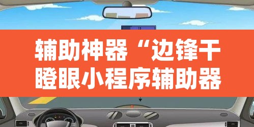 辅助神器“边锋干瞪眼小程序辅助器”(透视挂)辅助透视教程