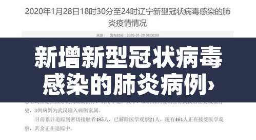 新增新型冠状病毒感染的肺炎病例›新冠肺炎 新增病例