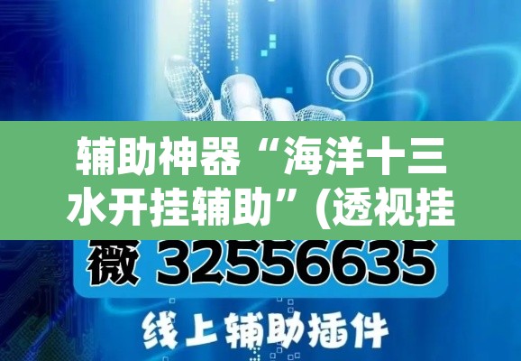 辅助神器“海洋十三水开挂辅助”(透视挂)辅助透视教程