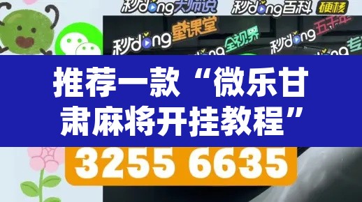 推荐一款“微乐甘肃麻将开挂教程”(透视挂)辅助透视教程