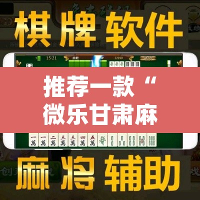推荐一款“微乐甘肃麻将开挂教程”(透视挂)辅助透视教程