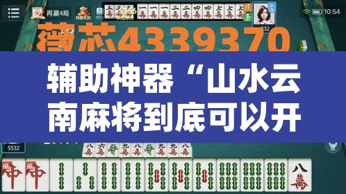 辅助神器“山水云南麻将到底可以开挂吗”(透视挂)辅助透视教程