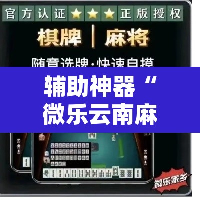 辅助神器“微乐云南麻将小程序开挂”(透视挂)辅助透视教程