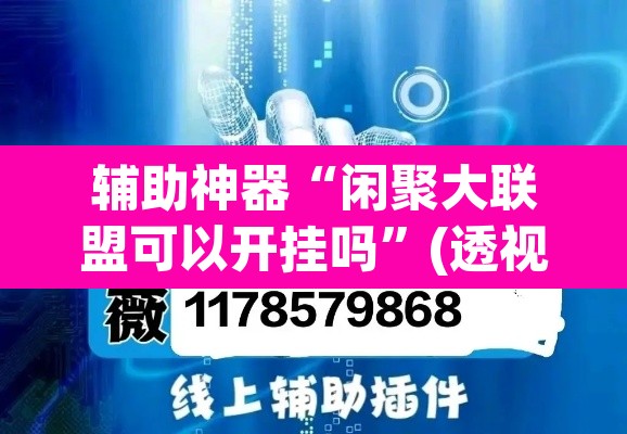 辅助神器“闲聚大联盟可以开挂吗”(透视挂)辅助透视教程