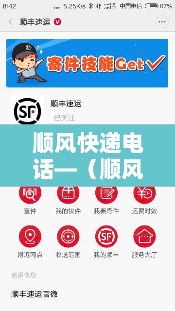 顺风快递电话—(顺风快递电话号码是多少?) 顺风快递电话—(顺风快递电话号码是多少?)