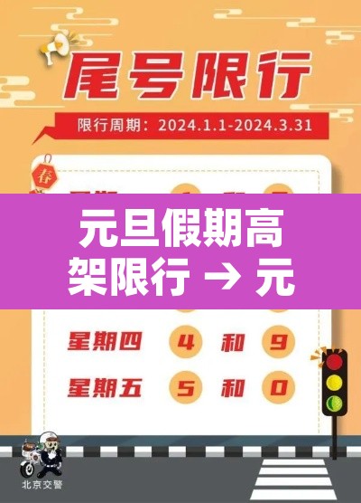 元旦假期高架限行 → 元旦高速限行