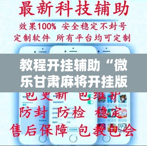 教程开挂辅助“微乐甘肃麻将开挂版本”(透视挂)辅助透视教程