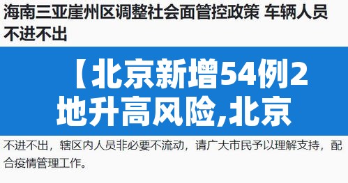【北京新增54例2地升高风险,北京新冠疫情中高风险区】 【北京新增54例2地升高风险,北京新冠疫情中高风险区】