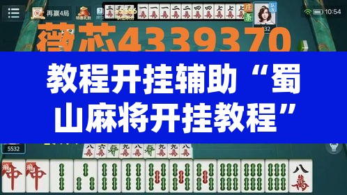教程开挂辅助“蜀山麻将开挂教程”(透视)其实确实有挂