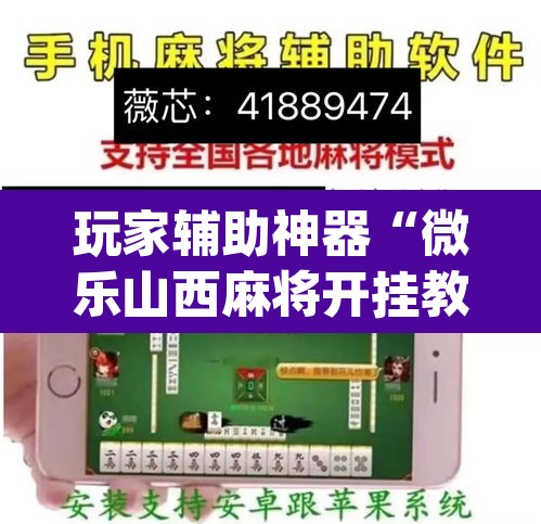 玩家辅助神器“微乐山西麻将开挂教程	”(透视)其实确实有挂