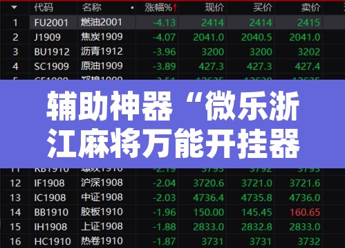 辅助神器“微乐浙江麻将万能开挂器免费	”开挂辅助脚本+详细开挂安装教程