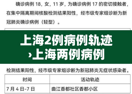 上海2例病例轨迹›上海两例病例 上海2例病例轨迹›上海两例病例