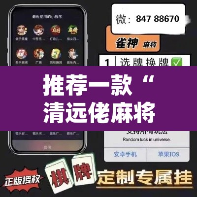 推荐一款“清远佬麻将有挂吗”(透视挂)辅助透视教程