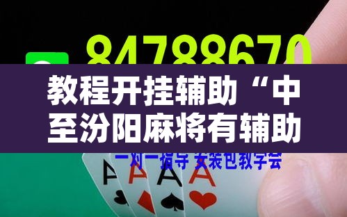 教程开挂辅助“中至汾阳麻将有辅助开挂吗”开挂辅助脚本+详细开挂安装教程
