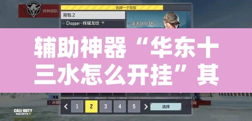 辅助神器“华东十三水怎么开挂”其实确实有挂