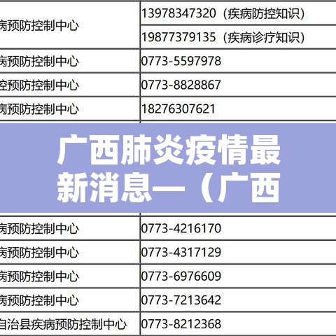广西肺炎疫情最新消息—（广西肺炎疫情最新情况）