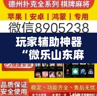 玩家辅助神器“微乐山东麻将有没有挂”附辅助神器开挂脚本详细步骤