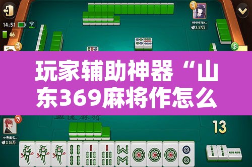 玩家辅助神器“山东369麻将作怎么弊器下载”附辅助神器开挂脚本详细步骤