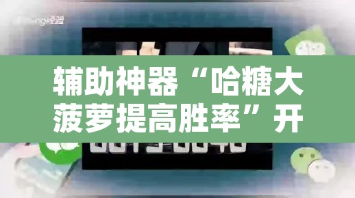 辅助神器“哈糖大菠萝提高胜率”开挂辅助脚本+详细开挂安装教程