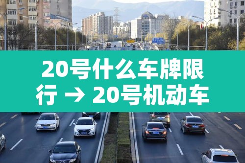 20号什么车牌限行 → 20号机动车限号 20号什么车牌限行 → 20号机动车限号