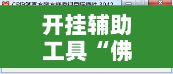 开挂辅助工具“佛手在线作弊透视软件	”其实确实有挂